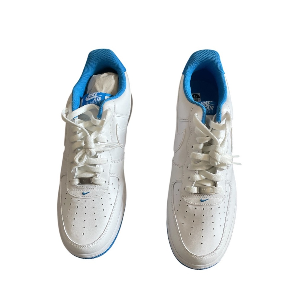 Nike Air Force 1 '07 in a White and Light Photo Blue colorway
